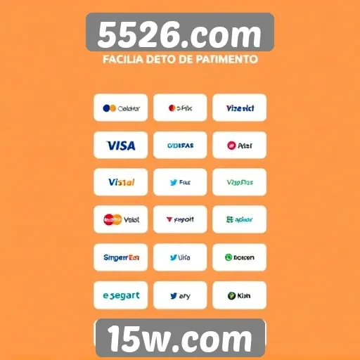 Facilidades de pagamento no 5526.com para usuários