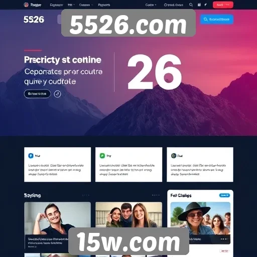 Facilidade de uso do site 5526.com