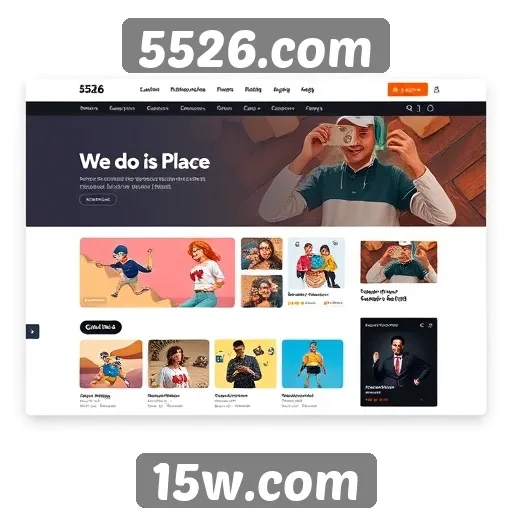 Análise da interface do usuário do site 5526.com